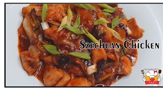 Szechuan Chicken Recipe  Resep Ayam Szechuan  Easy and HOT Schezwan  Sichuan [upl. by Alegnasor144]