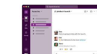 Channels in Slack  Discover a new way of working [upl. by Carita]