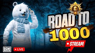 DAY 24 😍 Road to 1 k AGGRESSIVE GAMEPLAY BGMI LIVE [upl. by Rebliw]