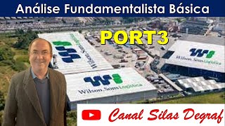 PORT3  WILSON SONS HOLDINGS BRASIL SA ANÁLISE FUNDAMENTALISTA BÁSICA PROF SILAS DEGRAF [upl. by Idonna]