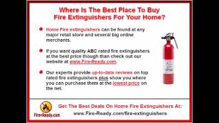 Where To Buy A Fire Extinguisher Online  Home Fire Extinguisher Buyers Guide [upl. by Spearing470]