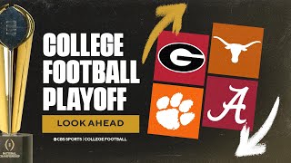 CFP Final Rankings Lookahead Alabama projected to miss the playoff 2 ACC teams to get in [upl. by Orsa702]