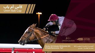 4th Al Rayyan Race meeting  Umm Bab Cup Div 2 [upl. by Nolahc]