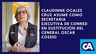 Claudinne Ogaldes Cruz asume como nueva Secretaria Ejecutiva de la CONRED [upl. by Klemm]