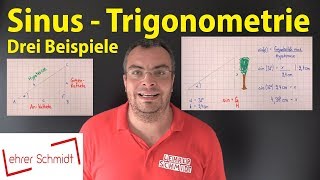 Sinus  Trigonometrie  So geht das  Lehrerschmidt [upl. by Rambert246]