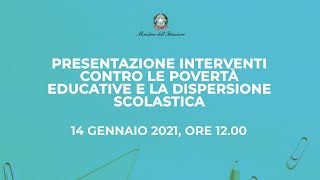 Presentazione interventi contro le povertà educative e la dispersione scolastica [upl. by Inge597]