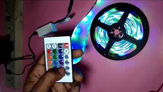 LED Strip Light RGB Controller Installation Guide step by step led strip lights amazon led strip [upl. by Constantino]