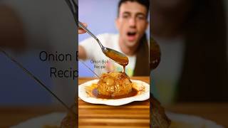 The trending Onion Boil recipe 🧅 veganrecipes plantbased sourcream fabalish vegan foodtrend [upl. by Noyrb]