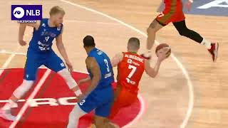 BANG Karlo Matković dunks on fast break Cedevita Olimpija – Zadar 26112022 [upl. by Mansfield793]