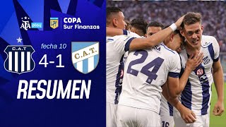 Talleres de Córdoba 41 Atlético Tucumán  CopaLPF  Resumen  Fecha 10 [upl. by Erma]