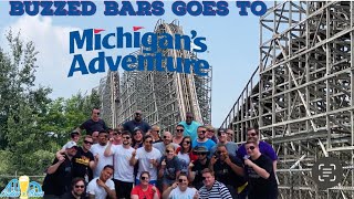 Buzzed Bars Goes to Michigans Adventure Vlog amp React 2023 [upl. by Nye]