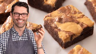 Amazing Peanut Butter Brownies Recipe [upl. by Ariak]