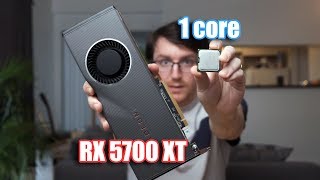 The ULTIMATE CPU bottleneck AMD RX 5700 XT Ft 2005 Pentium 4 [upl. by Ordnasil]