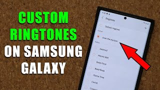 How to Set ANY Song as Custom Ringtone on your Samsung Galaxy Smartphone [upl. by Maitund]