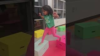 Floor is lava play library kidsfun [upl. by Ahsauqram]