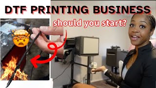 DTF PRINTER HOME BUSINESS  SMALL BUSINESS VLOG  PART TWO  ABNORMAL INK STACK ERROR [upl. by Aihsei903]