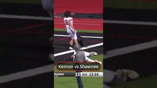 Kenton vs Shawnee wosn highschoolsports hsfootball sports ohiohighschool [upl. by Kelcie868]