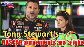 Tony Stewart says NASCAR charter agreements are ‘a joke’  tony stewarts all american racing [upl. by Avot]