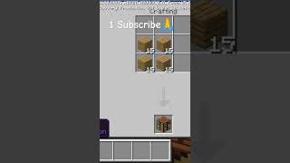 How to make Fletching Table in minecraft viral shorts [upl. by Nofpets909]