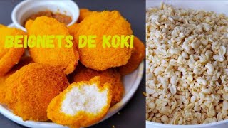 Croustillants beignets de koki 🇨🇲 Black eyed beans puff puff Beignets de haricots  Akara  Acara [upl. by Ause]