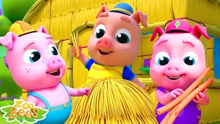 Trois Petits Cochons Chanson Numérotée et Vidéo dapprentissage Pour Les Enfants [upl. by Zenas902]