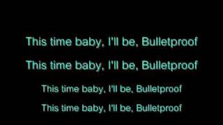 La Roux  Bulletproof Lyrics [upl. by Handel]