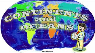 OCEANOS Y CONTINENTES EN INGLES  Continents and Oceans in English [upl. by Hadeehsar]