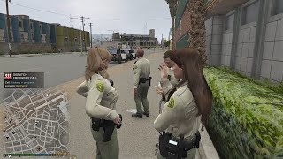 Gta 5 Lspdfr Playing AS A Female LASD City Of Compton  FPIU Patrol gta gta5 lspdfr [upl. by Raymund549]