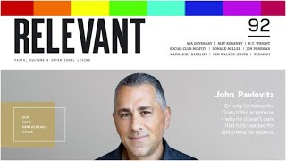 I Hate The God of Scripture John Pavlovitz  Relevant Magazine Exposed calling the Bible quotAn Idolquot [upl. by Roxi]