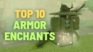 TOP 10 BEST PvP Armor Enchants  Deepwoken [upl. by Nenney]