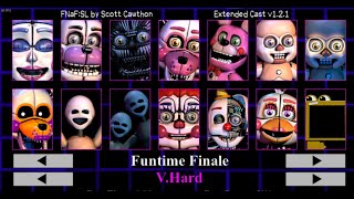 FNAF Sister Location Custom Night Extended Cast Funtime Finale Very Hard [upl. by Bennink]