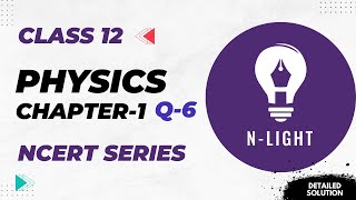 Q6 Four point charges qA  2 µC qB  –5 µC qC  2 µC and qD  Class  12  NCERT Solution Series [upl. by Timmie99]