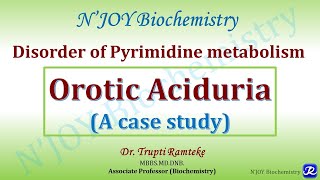 Orotic Aciduria Disorder of Pyrimidine metabolism  Nucleotide Metabolism  Biochemistry [upl. by Pollack]