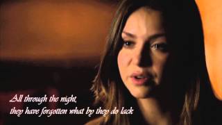 Sleeping At Last  All Through The Night Lyrics  Vampire Diaries 6x02 [upl. by Verneuil146]