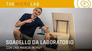 FAI DA TE  Come fare uno sgabello da laboratorio con una marcia in più [upl. by Fiann]