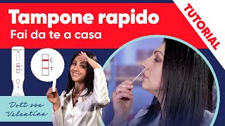 Come fare il tampone antigenico rapido nasale Tutorial per effettuare il tampone fai da te a casa [upl. by Annayehc]