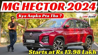 2024 MG Hector 2000 KM Drive Review Review  Pros amp Cons  New Price List  Petrol amp Diesel🔥 [upl. by Zaragoza]