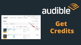 How to Get Credits on Audible Account  Audible Credits [upl. by Adlanor]