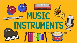 Music Instruments Song for Children 27 Instruments [upl. by Ireva]