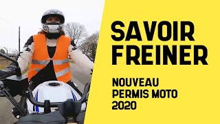 Savoir freiner  Nouveau permis moto 2020 [upl. by Attenwad683]