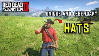 RDR2  6 Unique amp Legendary Hats that you can collect as Arthur 🎩 PART 1 [upl. by Dunstan]