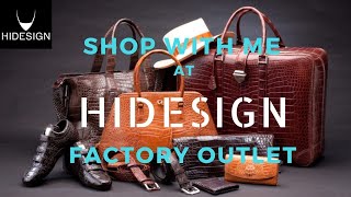 SHOPPING AT HIDESIGN FACTORY OUTLET  SHOPPING AT PONDICHERRY [upl. by Alekehs]