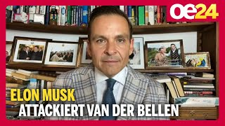 geraldgrosz  Elon Musk attackiert Van der Bellen [upl. by Yevoc725]