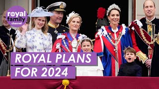 Whats on the Agenda for The Royal Family in 2024 [upl. by Anirtep]