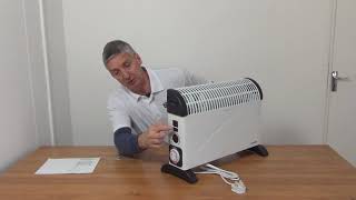 2000W Convector Heater With Timer amp Fan [upl. by Bonnette]