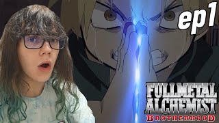 First Time Watching Fullmetal Alchemist Brotherhood Episode 1 Reaction [upl. by Amikehs]