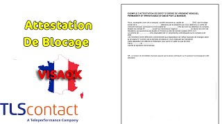 attestation de blocage  visa etudiant [upl. by Nerrat]