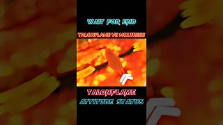 TALONFLAME VS MOLTRESS  TALONFLAME ATTITUDE STATUS shorts pokemon viral [upl. by Selohcin]