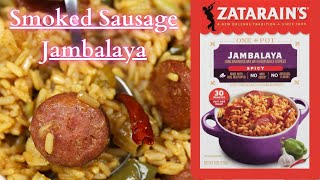 Instant Pot Spicy Jambalaya with Smoked Sausage  Zatarains Spicy Jambalaya [upl. by Assital719]