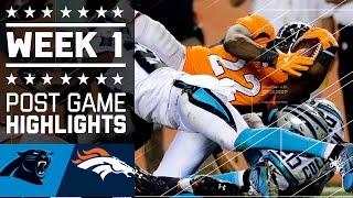 Panthers vs Broncos  NFL Week 1 Game Highlights [upl. by Sachs]